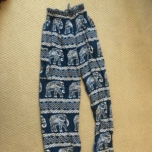 Blue Elephant Pants
